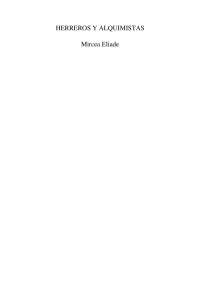 Mircea Eliade - Herreros y Alquimistas