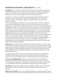 Maniera di Pensare l'urbanistica