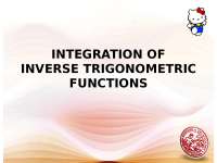 Integral calculus lectures powerpoint - Docsity