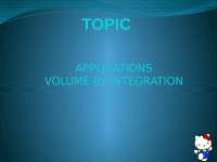 Calculus: Volume by Integration - Solids of Revolution