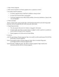 Sample of research question and thesis statement