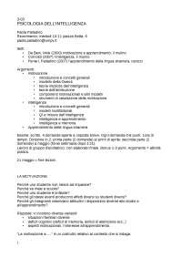 psicologia dell'intelligenza 1