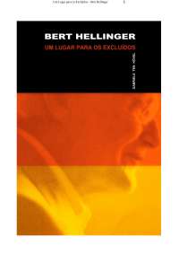 UM LUGAR PARA OS EXCLUIDOS - Bert Hellinger