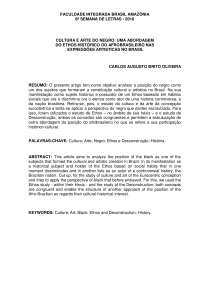 Posição do Negro na Criação Cultural e Artística no Brasil: Análise e Desconstrução