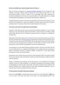 Monoclonal Antibody Drug - Market Strategic Investment Prospects