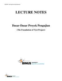 testing dan implementasi
