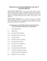 Instalaciones hidro sanitarias