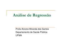 Regressão Estatística na saúde