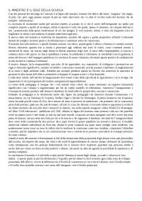 Il ruolo del maestro nella formazione: un'analisi pedagogica