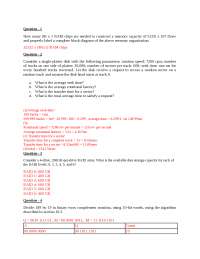 COA - Assignment 2 with Solutions