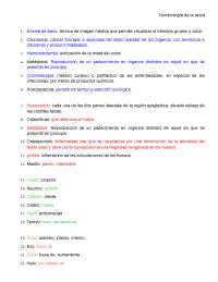 TERMINOLOGIA MEDICA DE LA SALUD