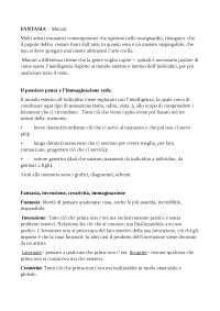  Riassunto "Fantasia" (Munari) 