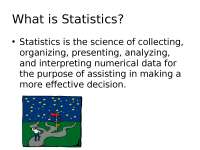 Business statistic lesson 1-5 slides