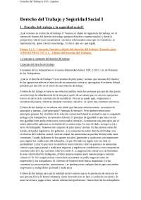 Derecho del trabajo y la seguridad social - Apuntes de Derecho de la ...