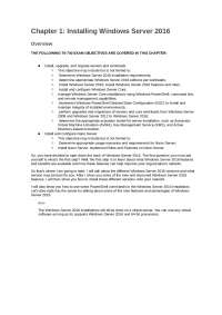 70-740 MCSA exam 2016