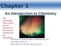 Chemistry 12 : Chapter 1