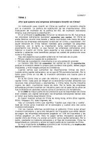 Apuntes Cultura Empresarial de Asia Oriental (China)