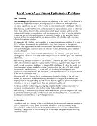 Hill- climbing methods - Docsity