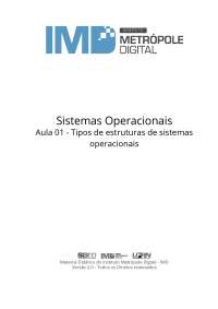 Sistemas Operacionais e Lógica de Programação