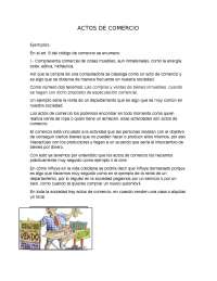 actos de comercio nce
