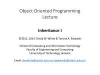 Object oriented programming with c++ and java - Docsity