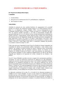 INSTITUCIONES DE LA UNION EUROPEA - Docsity