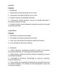Roteiro de estudo para as aulas de psicopatologia