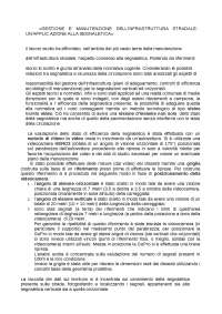 Tesi sulla gestione e manutenzione delle infrastrutture stradali