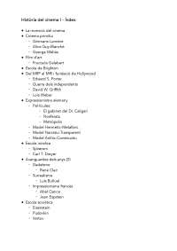 Apunts història del cinema I