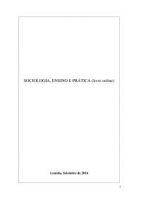 Sociologia Ensino e Prática (livro online)