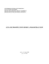 prospección sísmica de campo