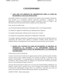 MODELOS NO MATEMÁTICOS PARA LA TOMA DE DECISIONES