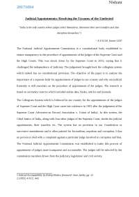 COSTITUTIONAL THEORY CLASS NOTES AND PAPER ON NJAC