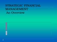 An Overview for Financial Management Lectures