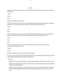 Annuities chapter 5 questions