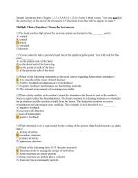 anatomy sample questions