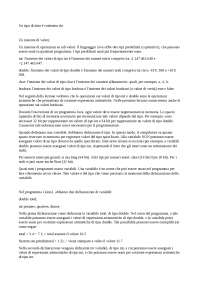 Basi di programmazione in java - Docsity