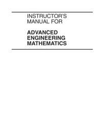 Advance Engineering Mathematics 9th Edition Instructor's Manual