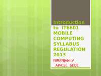 INTRODUCTION TO MOBILE COMPUTING - Docsity