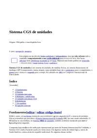 Sistema CGS de unidades – Wikipédia, a enciclopédia livre - Sistema CGS ...