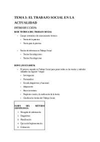 El trabajo social en la actualidad - Apuntes de Trabajo Social - Docsity