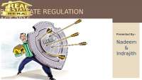 Real estate regulation act