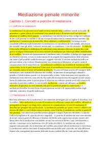 Mediazione Penale. Rappresentazioni e Pratiche