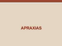 DIAPOSITIVAS CLASE APRAXIAS