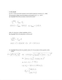 Alternating Current General Physics II (Electricity and Magnetism ...