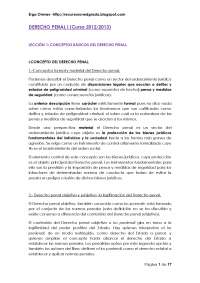 Derecho penal tema 1 y 2 - Apuntes de Derecho Penal - Docsity