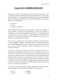 La Estructura Compleja de los Nombres Romanos: Praenomens, Nomenes, Cognomens y Más - Prof