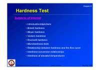 DIFFERENT METHODS ADOPTED FOR HARDNESS MEASUREMENT