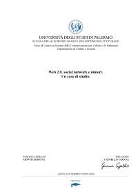 Web 2.0, minori e social network 