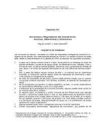 Auxinas Giberelinas y Citocinas 
